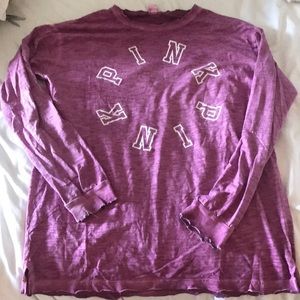 Pink Oversized long sleeve
